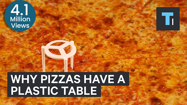 Why Pizzas Come with That Plastic Table in the Center