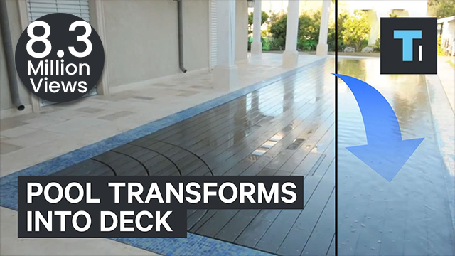 Pool Transforms into a Deck